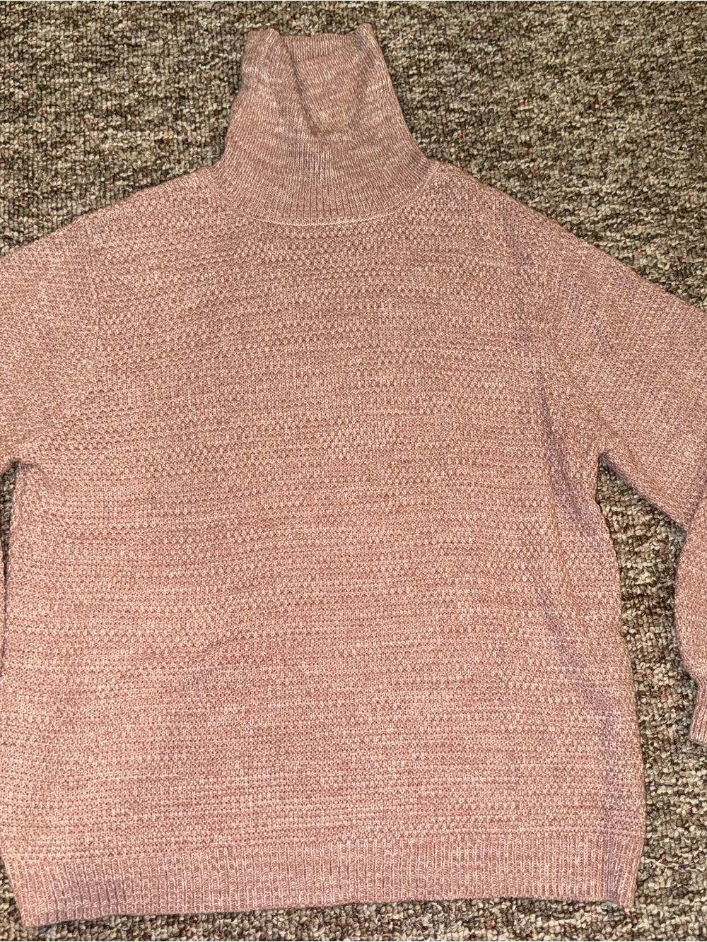 Zenana Outfitters Dusty Rose Turtleneck Sweater